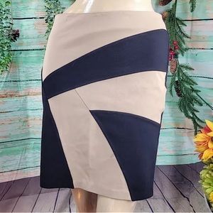 RINASCIMENTO Gonna Skirt, Made in Italy Colour-Block Skirt